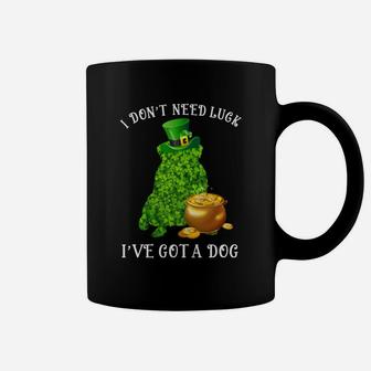 I Do Not Need Luck I Have Got A Pug Shamrock St Patricks Day Dog Lovers Coffee Mug - Seseable