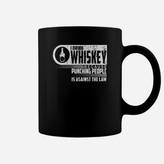 I Drink Whiskey Bourbon Irish Scotch Whiskey - Mens Muscle T-shirt Coffee Mug - Seseable