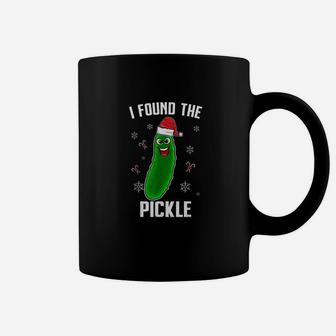 I Found The Dill Pickle German Tradition Christmas Pickle Coffee Mug - Seseable