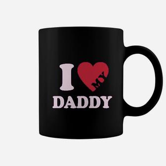 I Heart Love My Daddy Boy Girl Gift Coffee Mug - Seseable