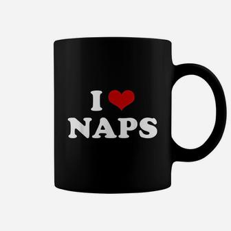I Heart Naps I Love Napping Lazy Sleeping Coffee Mug - Seseable