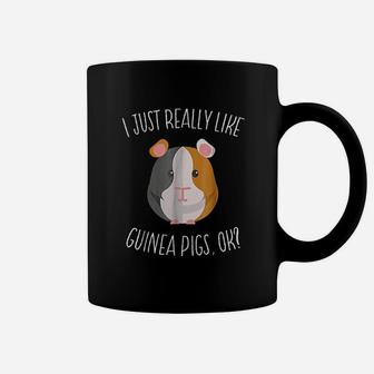 I Just Really Like Guinea Pigs Guinea Pig Lover Gifts Coffee Mug - Seseable