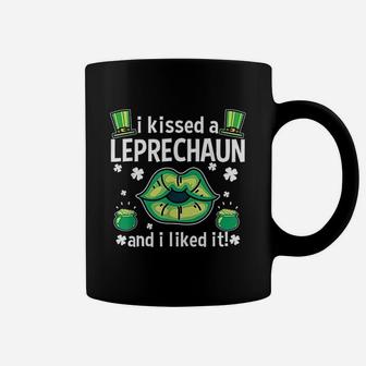 I Kissed A Leprechaun And I Liked It Funny St Patricks Day Coffee Mug - Seseable