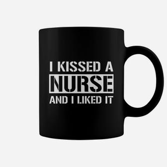 I Kissed A Nurse Cute Boyfriend Husband, best friend gifts Coffee Mug - Seseable