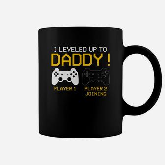 I Leveled Up To Daddy New Gamer Dad Gifts Coffee Mug - Seseable