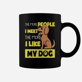 I Like My Dog Funnys Coffee Mug - Seseable
