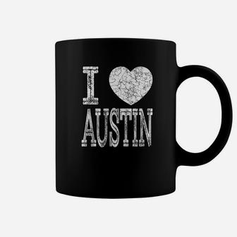 I Love Austin Valentine Boyfriend Son Husband Name Coffee Mug - Seseable