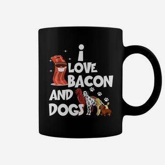 I Love Bacon And Dogs Funny Sweet Dogs s Coffee Mug - Seseable