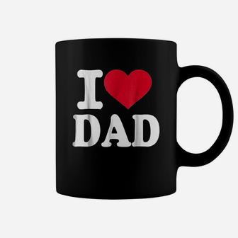 I Love Dad Fathers Day, best christmas gifts for dad Coffee Mug - Seseable