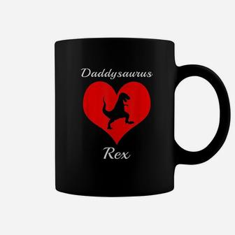I Love Daddysaurus Rex: Funny Dinosaur Coffee Mug - Seseable