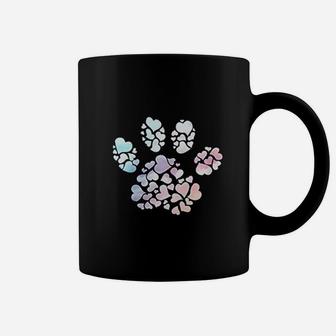 I Love Dogs Paw Print Cute Dogs Coffee Mug - Seseable
