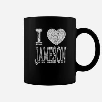 I Love Jameson Valentine Boyfriend Son Husband Name Coffee Mug - Seseable