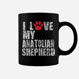 I Love My Anatolian Shepherd Dog Love Comfy Coffee Mug - Seseable
