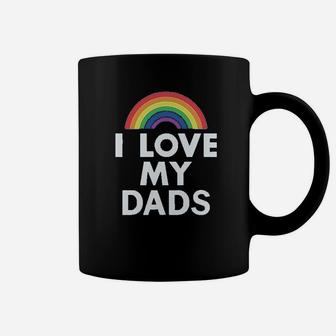 I Love My Dads Outfit Infant Gay Pride Lgbt Fathers Day Baby Coffee Mug - Seseable