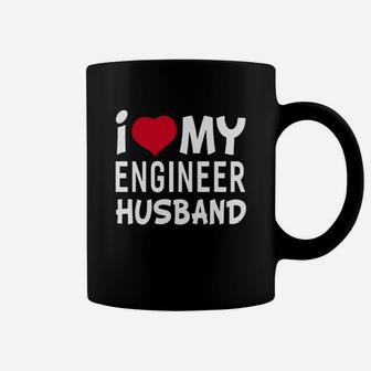 I Love My Engineer Husband T-shirt Women's Shirts Coffee Mug - Seseable