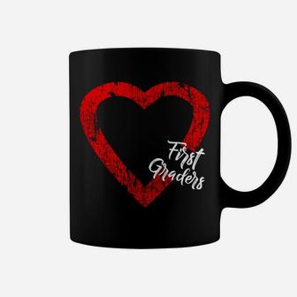 I Love My First Graders Valentines Day For Teachers Coffee Mug - Seseable