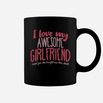 I Love My Girlfriend Anniversary Boyfriend Coffee Mug - Seseable