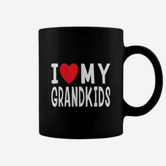 I Love My Grandkids Family Celebration Grandma Grandpa Coffee Mug - Seseable