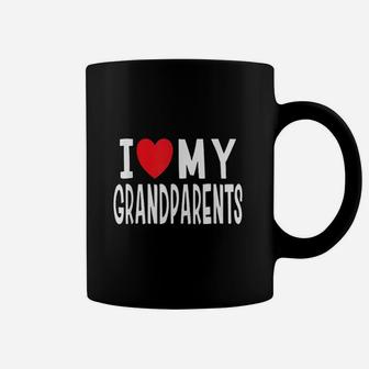 I Love My Grandparents Family Celebration Of Grandma Coffee Mug - Seseable