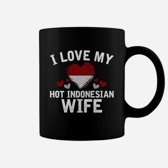 I Love My Hot Indonesian Wife Xmas Gift Coffee Mug - Seseable