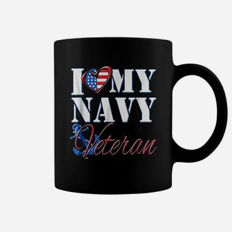 I Love My Navy Veteran Coffee Mug - Seseable