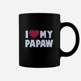 I Love My Papaw For Grandpa Newborn Baby Jersey Coffee Mug - Seseable