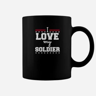 I Love My Soldier Military Wife Husband Spouse Coffee Mug - Seseable