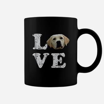 I Love My Yellow Lab Labrador Retriever Dog Coffee Mug - Seseable