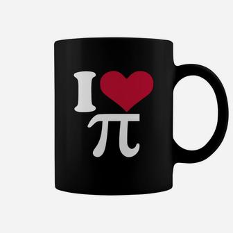 I Love Pi Vintage Retro Infinity Math Pi Day Heart T-shirt Coffee Mug | Seseable UK