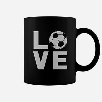 I Love Soccer Gift For Soccer Players Fans Coffee Mug - Seseable