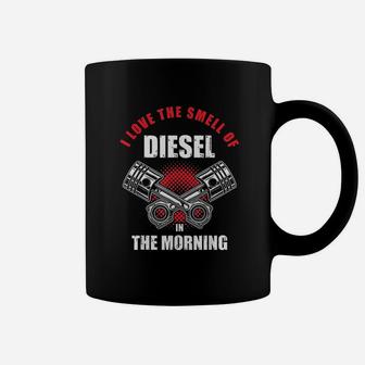 I Love The Smell Of Mechanic In The Morning Truck Driver Gift Coffee Mug - Seseable