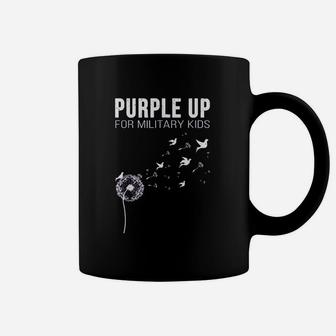 I Purple Up For Military Kids Coffee Mug - Seseable