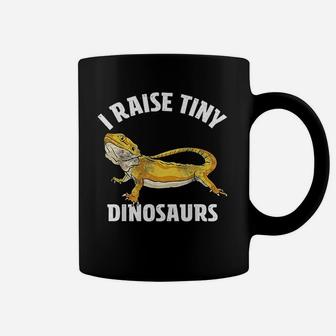 I Raise Tiny Dinosaurs Bearded Dragon Mom Dad Coffee Mug - Seseable