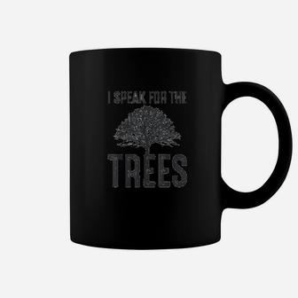 I Speak For The Trees Earth Day Climate Change Coffee Mug - Seseable