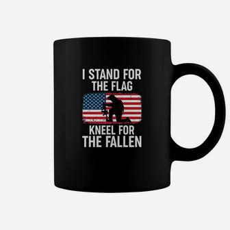 I Stand For The Flag Kneel For The Fallen Memorial Day Coffee Mug | Seseable CA