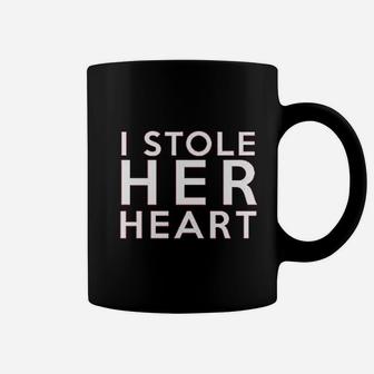 I Stole Her Heart And So I Am Stealing His Last Name Coffee Mug - Seseable