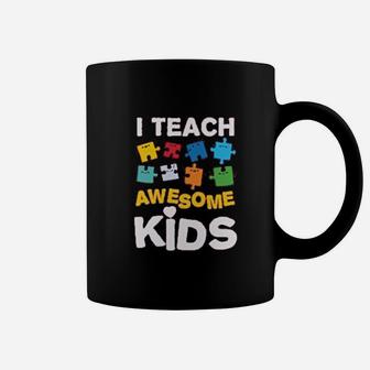 I Teach Awesome Kids Teachers Day Coffee Mug - Seseable