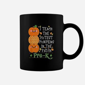 I Teach The Cutest Pumpkins In Patch Halloween Teacher Coffee Mug - Seseable