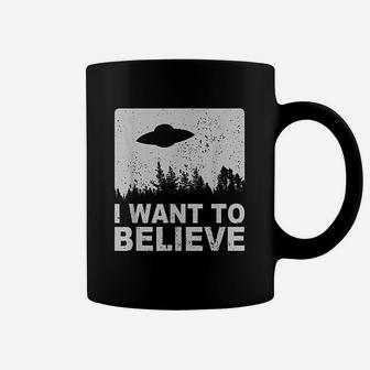 I Want To Believe I Aliens Ufo Area 51 Roswell Coffee Mug - Seseable