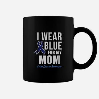 I Wear Blue For My Mom Coffee Mug - Seseable