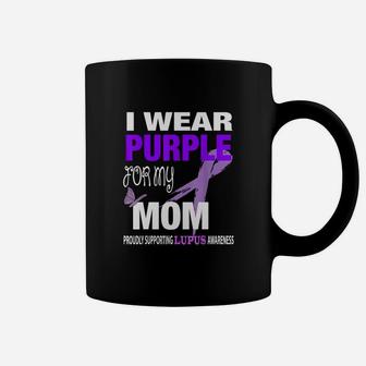 I Wear Purple For My Mom Lupus Awareness T-shirt Coffee Mug - Seseable