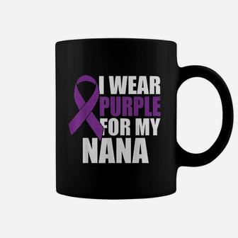 I Wear Purple For My Nana Pancreatic Awareness Coffee Mug - Seseable