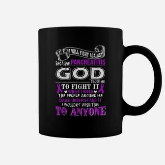 I Will Fight Against Pancreatitis T Shirt Coffee Mug - Seseable