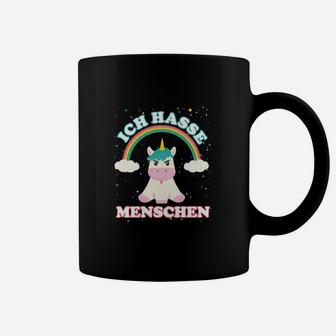 Ich Hassese Menschen Einhorn Tassen - Seseable