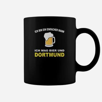 Ich Mag Bier und Dortmund Fan-Tassen, Lustiges Fußballmotiv - Seseable