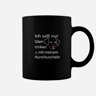 Ich Werde Meinem Hund Kuscheln Mit Tassen - Seseable