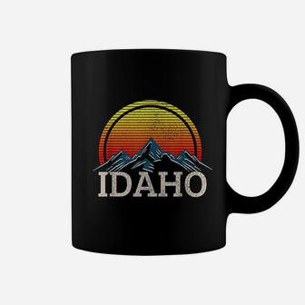 Idaho Vintage Mountains Retro Nature Hiking Souvenir Gift Coffee Mug - Seseable