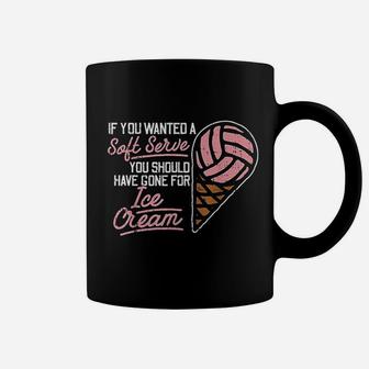If You Wanted A Soft Serve Funny Volleyball Player Coffee Mug - Seseable