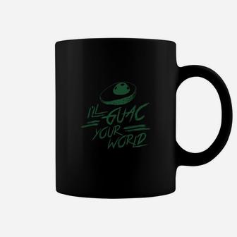 Ill Guac Your World Funny Vegan Coffee Mug - Seseable