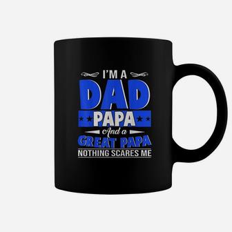 Im A Dad Papa And A Great Papa Coffee Mug - Seseable